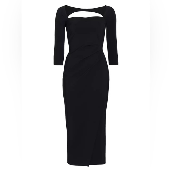 $845 Chiara Boni La Petite Robe Tehuel Cut-Out Midi-Dress size40 - Picture 6 of 11